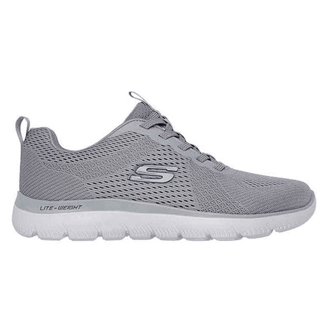 SKECHERS Summits Men's Training Shoes - Grey - Footcourt Egypt