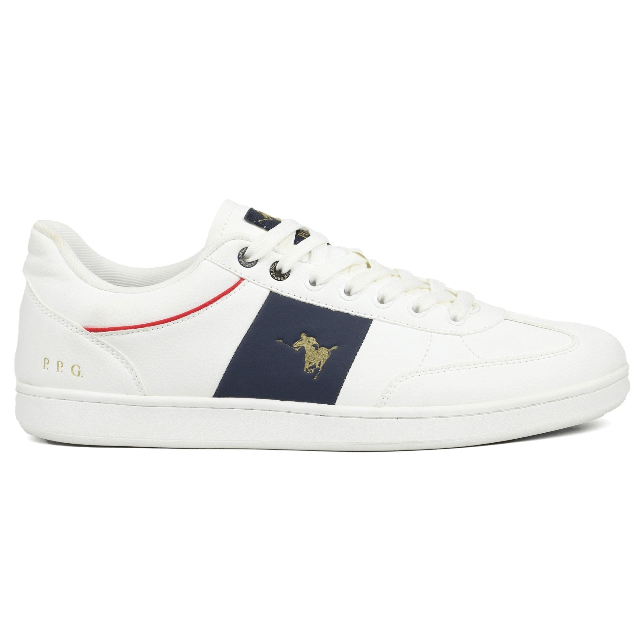 POLO Premier Group Blanco Sneakers - Footcourt Egypt