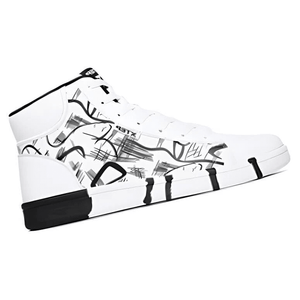 XTEP men's high - top skateboarding shoes - Footcourt Egypt