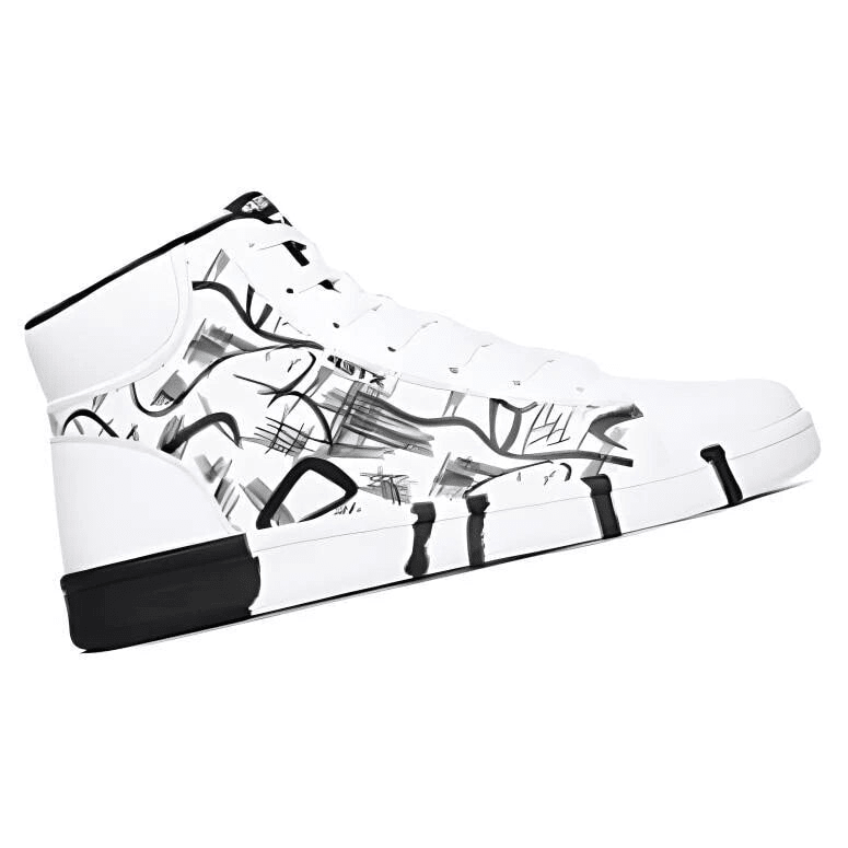 XTEP men's high - top skateboarding shoes - Footcourt Egypt