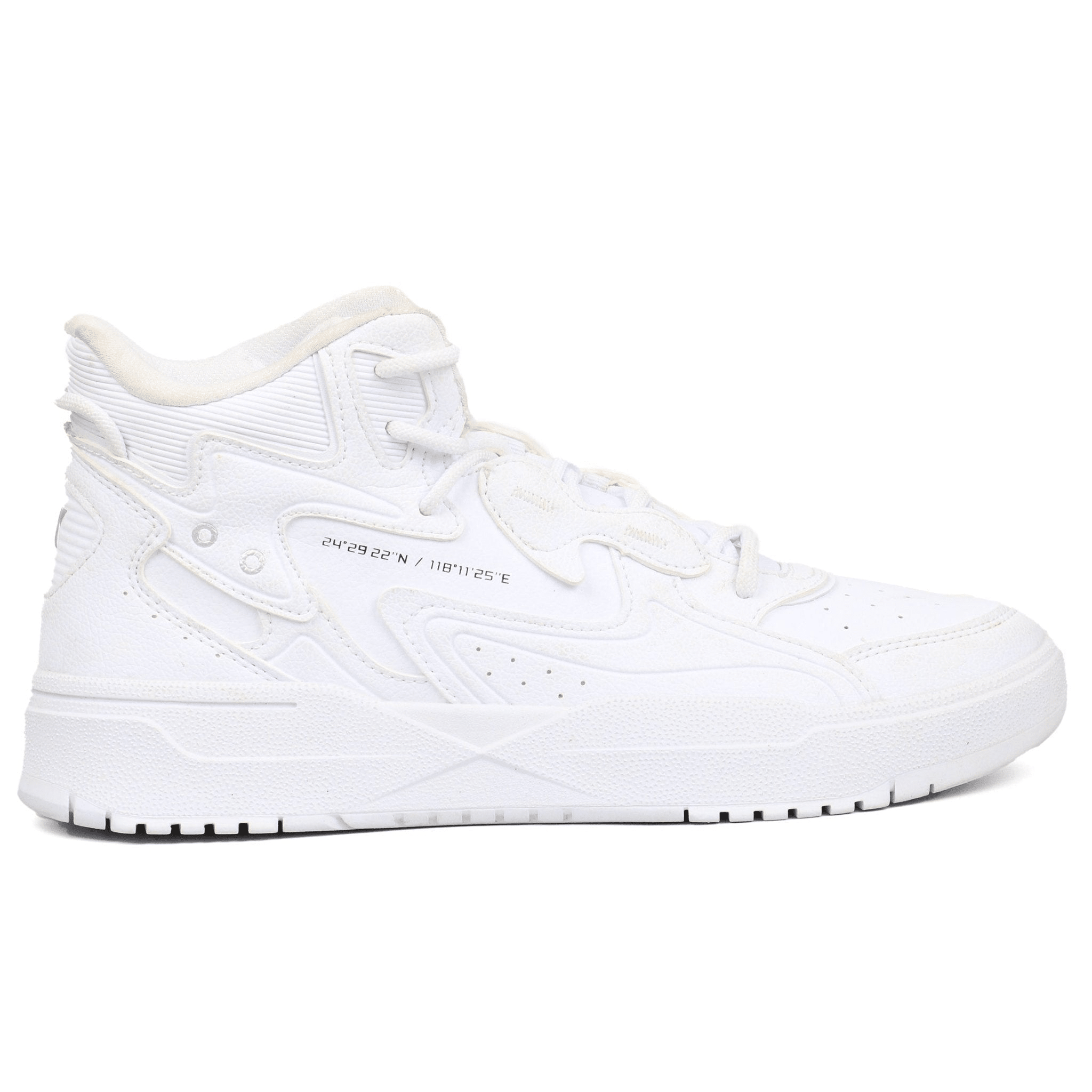 XTEP Men's High - Top LEGEND Casual Sneakers WHT - Footcourt Egypt