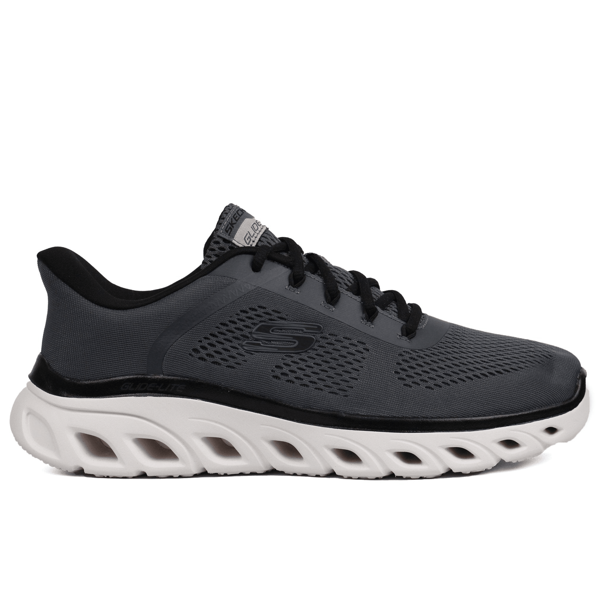 SKECHERS GLIDE LIGHT RUNNING SNEAKERS GRY - Footcourt Egypt