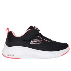 SKECHERS Velcro fiber foam athletic shoe BKPK - Footcourt Egypt