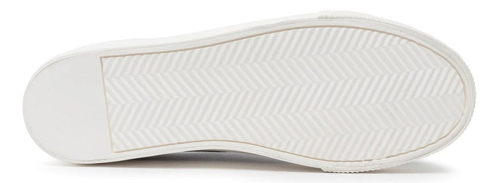 RALPH LAUREN Isla Leather Platform Trainer - Footcourt Egypt