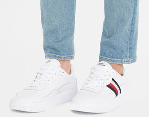 TOMMY HILFIGER Supercup Leather Stripes - Footcourt Egypt