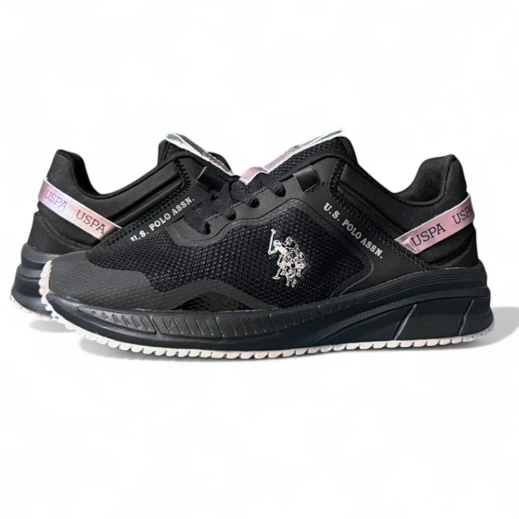 U. S POLO Assn COTE Sneakers Women BLK - Footcourt Egypt