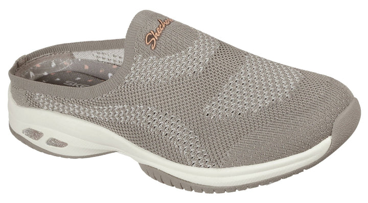 Breathe-Easy Simple Pleasure Stretch Collar Scooped Knit Bungee Slip On - Footcourt Egypt