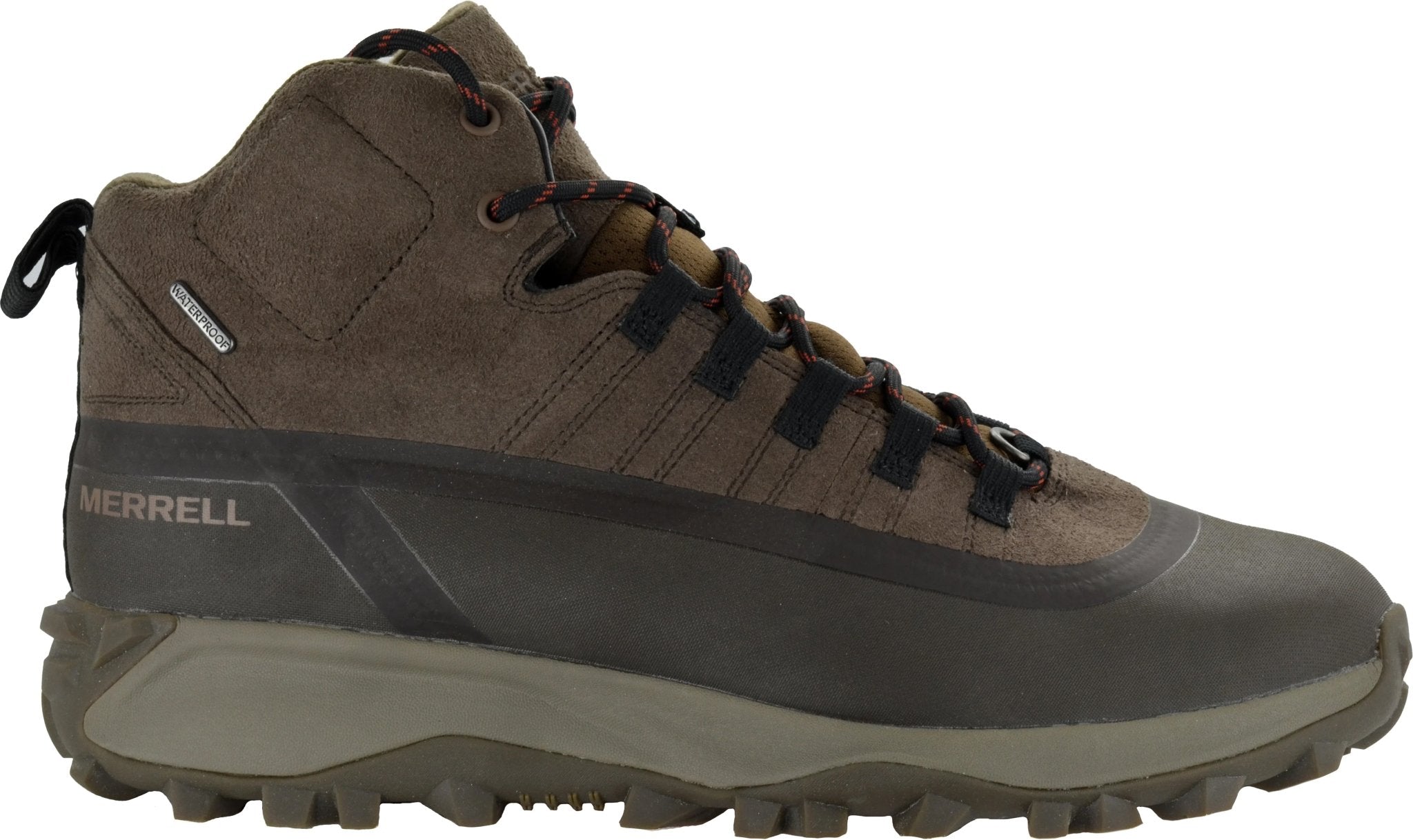 Merrell Men Thermo Snowdrift Mid Shell Waterproof Hiking Boots Leather - Footcourt Egypt
