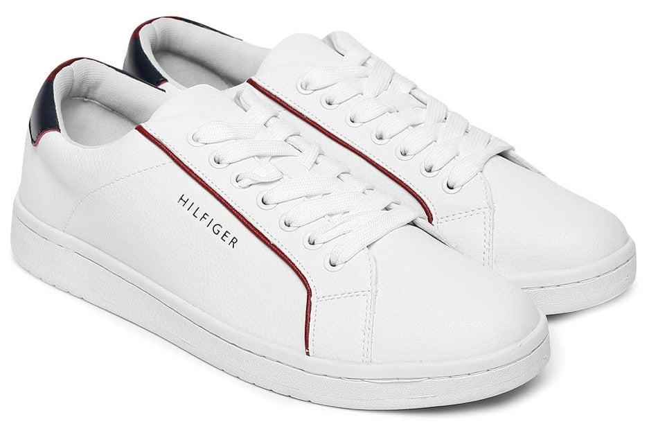 Tommy Hilfiger Men's Leather Sneakers - Footcourt Egypt