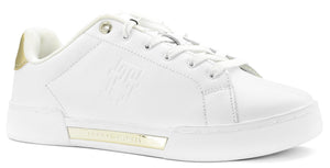 METALLIC MONOGRAM COURT TRAINERS - Footcourt Egypt