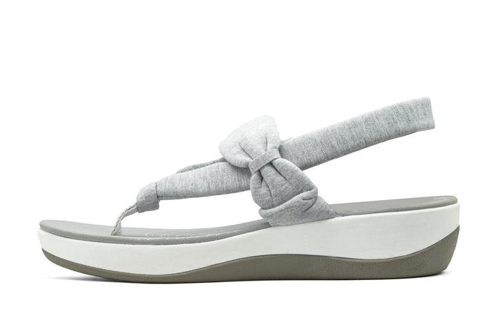 Women's Clarks Cloudsteppers Arla Belle Grey Fabric - Footcourt Egypt