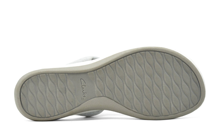 Women's Clarks Cloudsteppers Arla Belle Grey Fabric - Footcourt Egypt