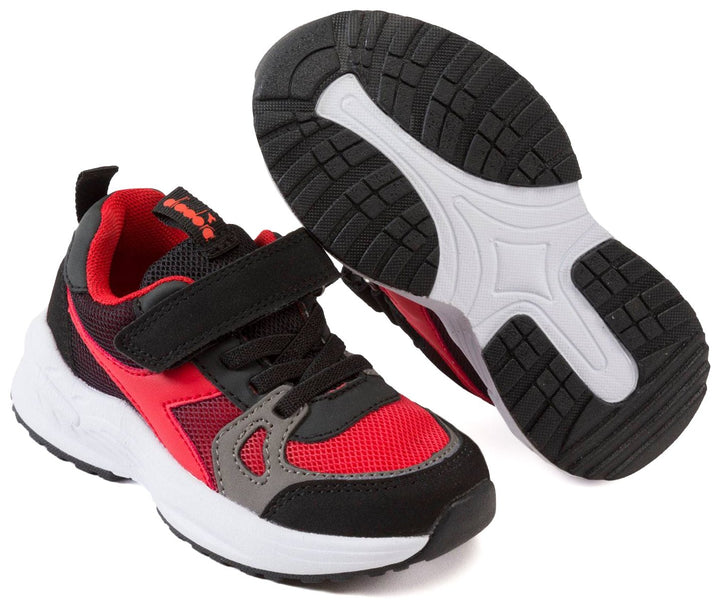 Diadora Runner3 Boy Velcro Tennis Shoes - Footcourt Egypt