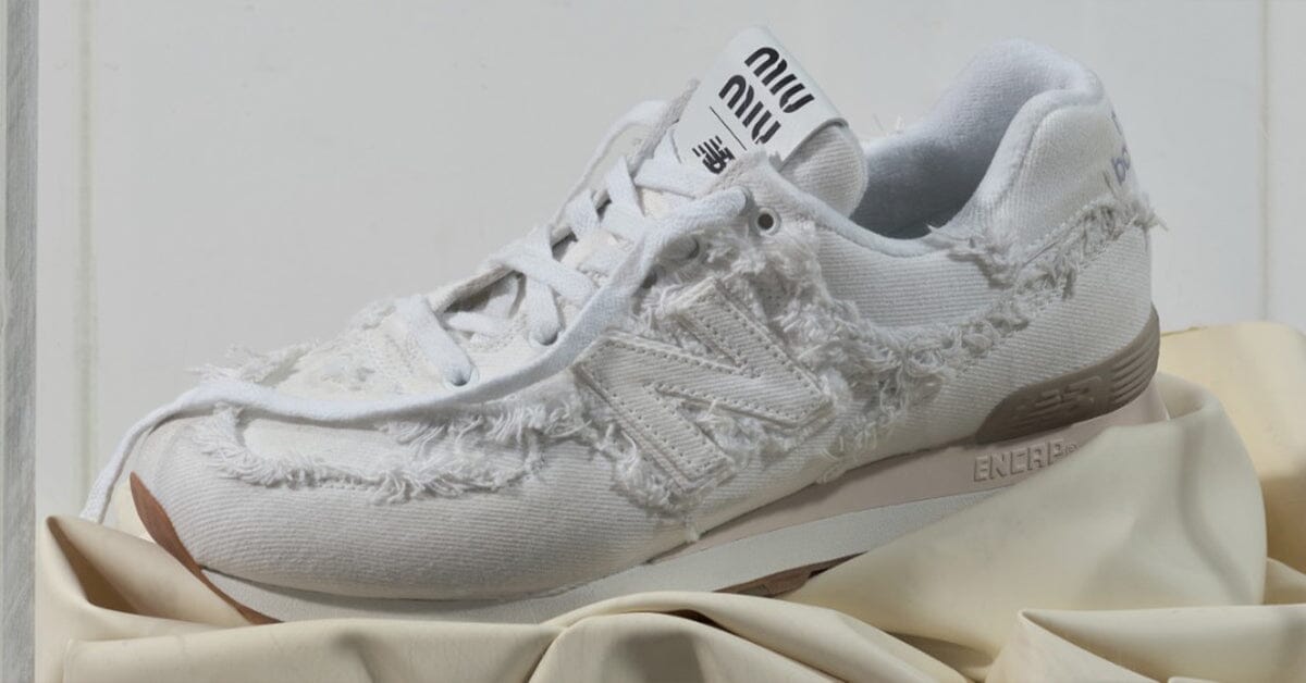 574 New Balance x Miu Miu denim sneakers - Footcourt Egypt