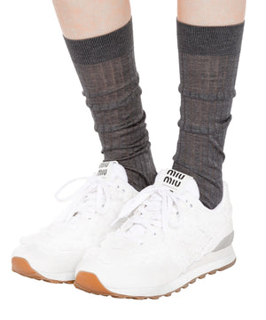 574 New Balance x Miu Miu denim sneakers - Footcourt Egypt