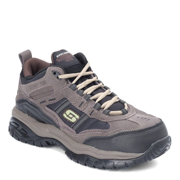 Skechers Men's Soft Stride Canopy Composite Toe Work Shoes - Footcourt Egypt