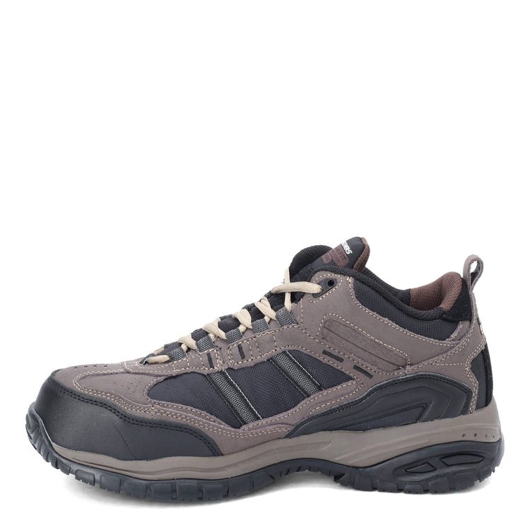 Skechers Men's Soft Stride Canopy Composite Toe Work Shoes - Footcourt Egypt