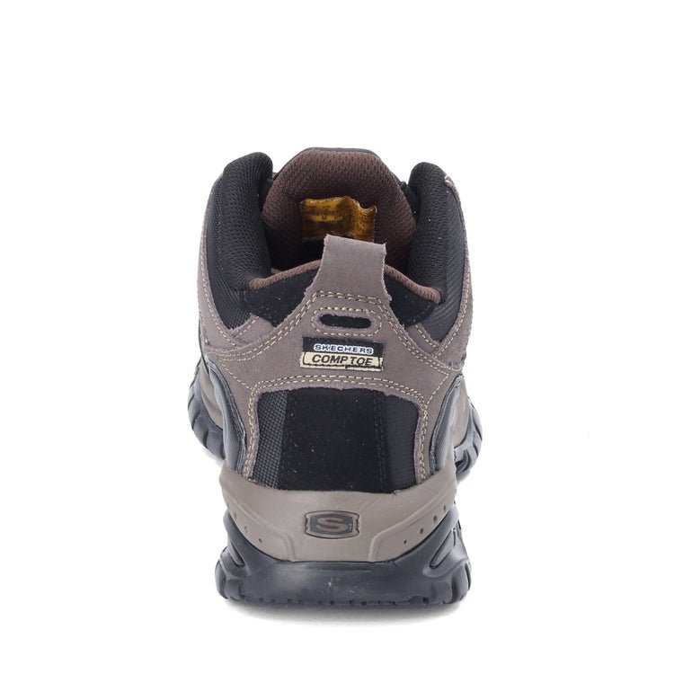 Skechers Men's Soft Stride Canopy Composite Toe Work Shoes - Footcourt Egypt