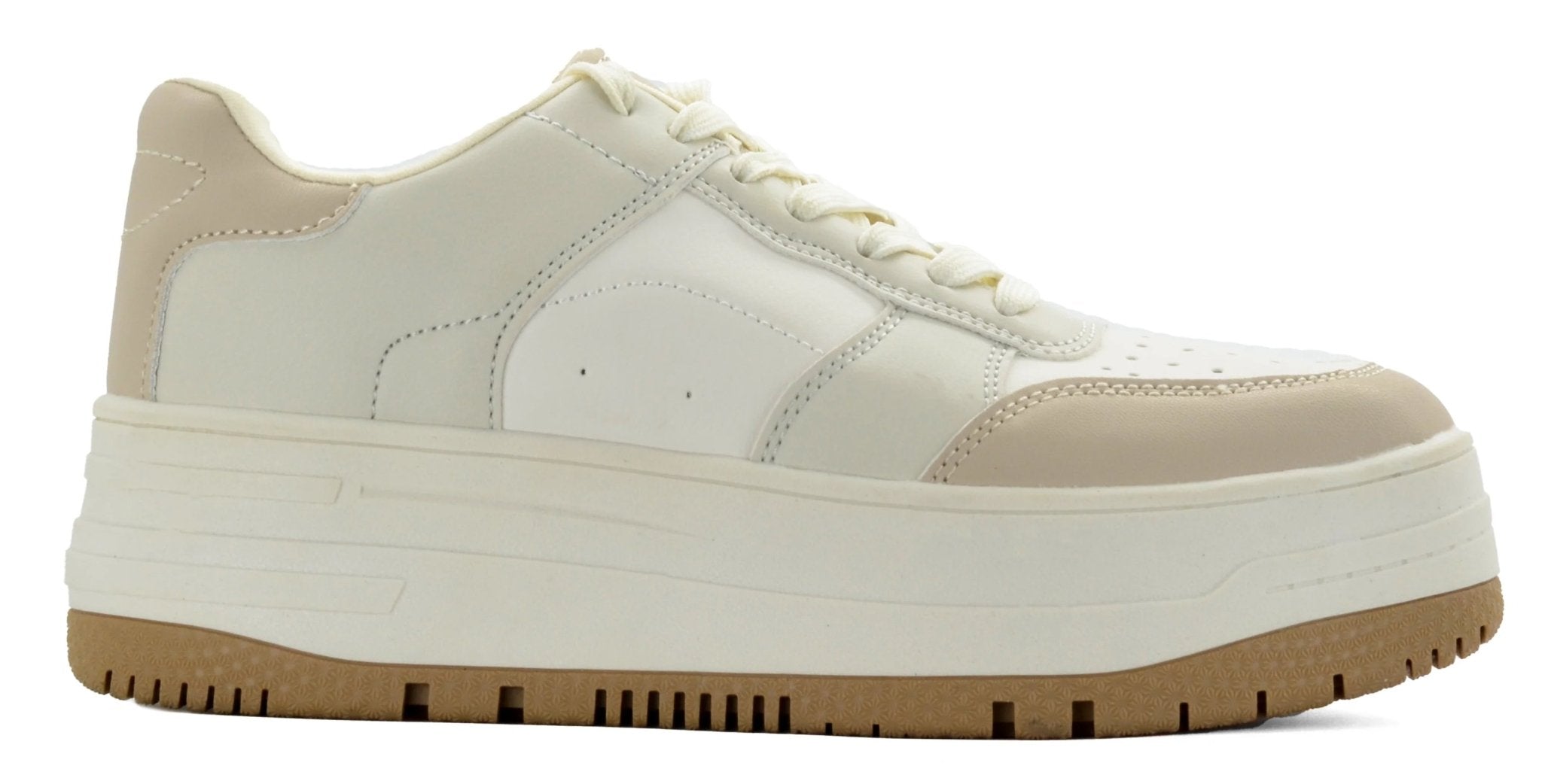 BERSHKA Contrast platform sneakers - Footcourt Egypt