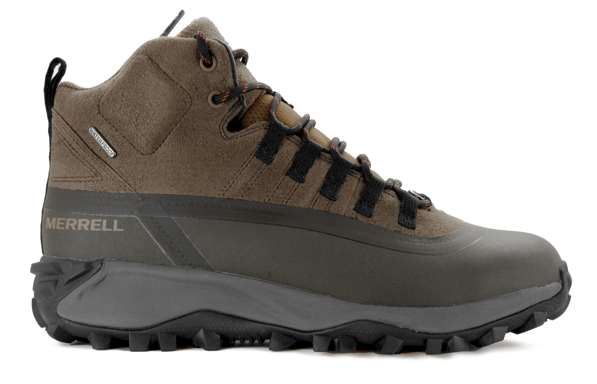 Merrell Men Thermo Snowdrift Mid Shell Waterproof Hiking Boots Leather - Footcourt Egypt