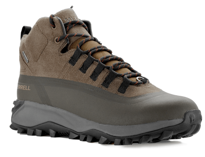 Merrell Men Thermo Snowdrift Mid Shell Waterproof Hiking Boots Leather - Footcourt Egypt