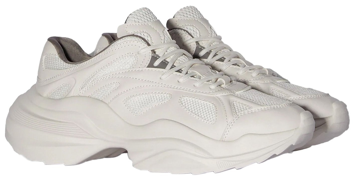 Men’s contrast mesh chunky trainers - Footcourt Egypt