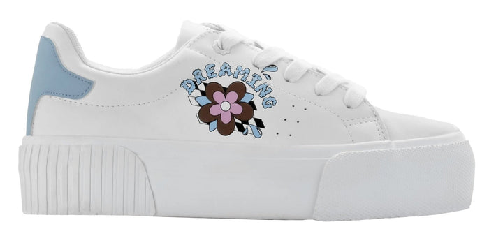 BERSHKA FLORAL PRINT TRAINERS - Footcourt Egypt