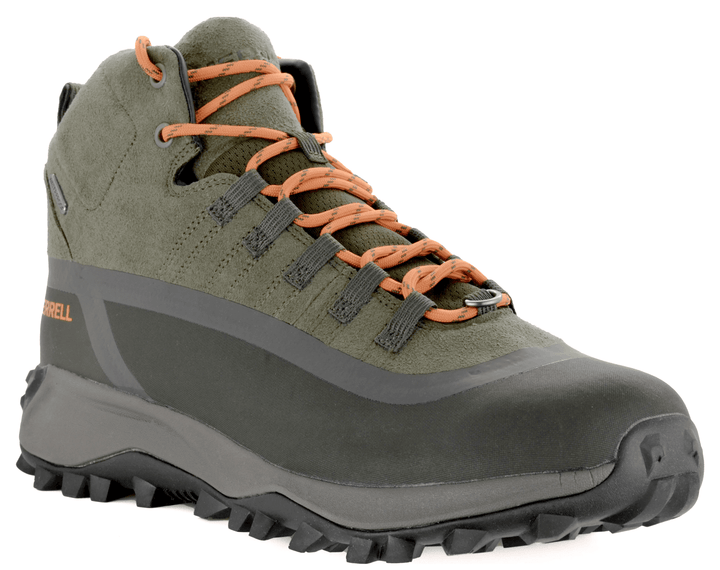 Merrell Men Thermo Snowdrift Mid Shell Waterproof Hiking Boots Leather - Footcourt Egypt