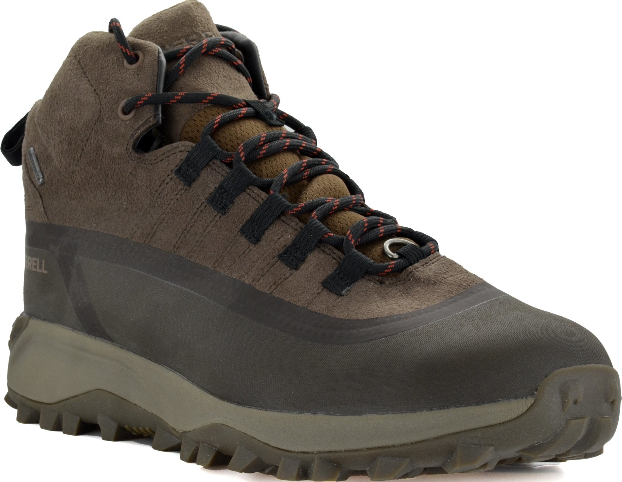 Merrell Men Thermo Snowdrift Mid Shell Waterproof Hiking Boots Leather - Footcourt Egypt