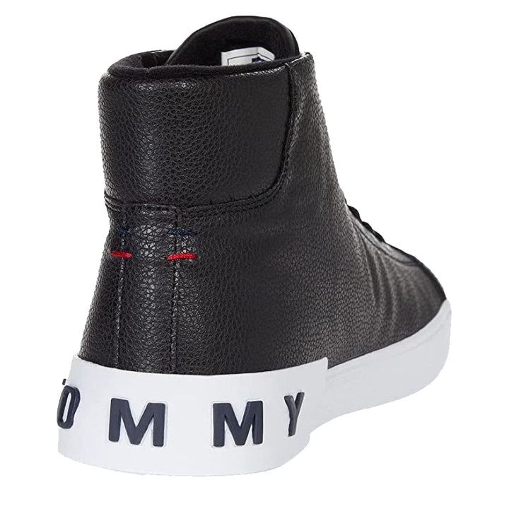 Men's Logo High-top Sneakers In Black - Footcourt Egypt