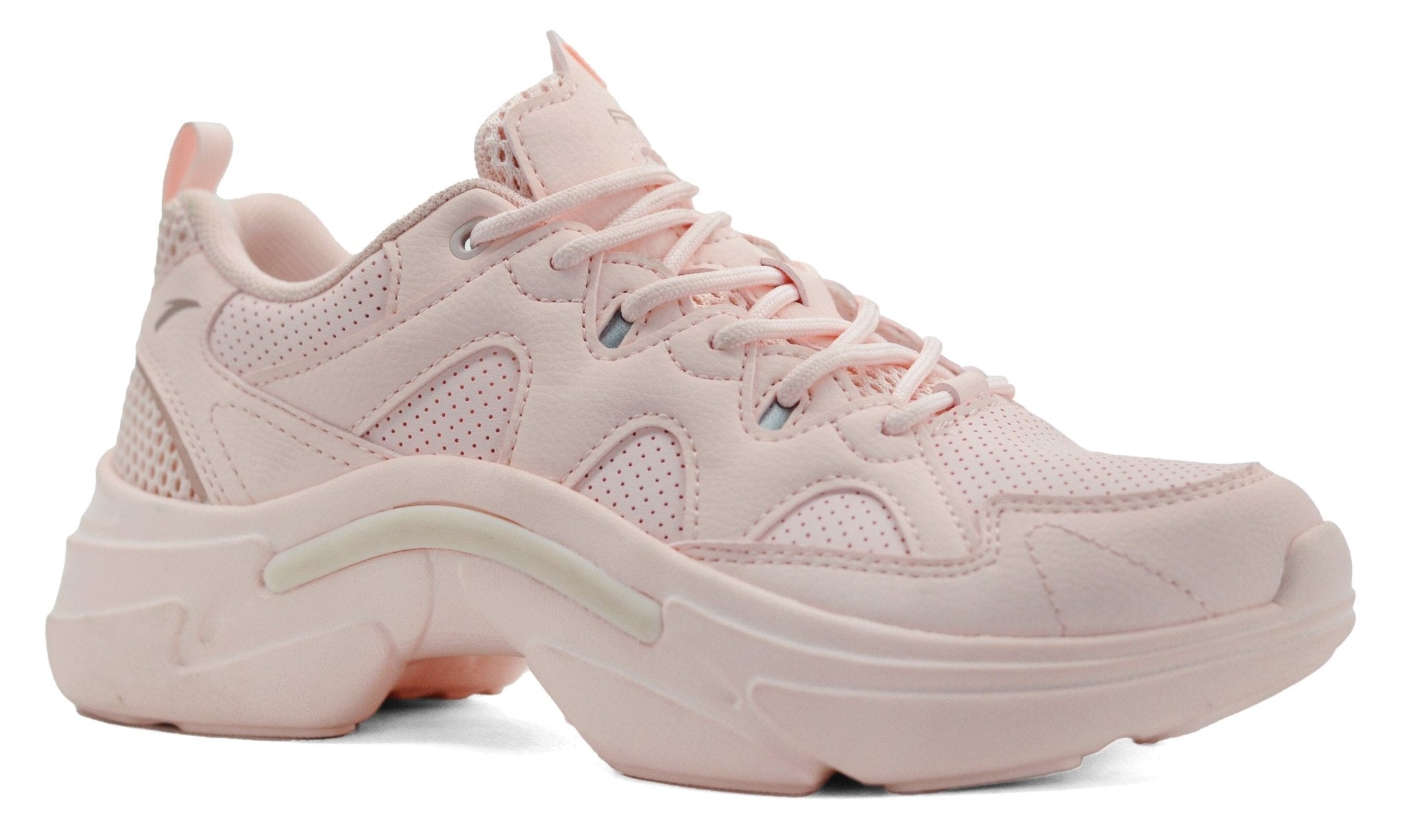 Anta Womens Arched Sole Pull-Tab Perforated Lace-Up - Footcourt Egypt