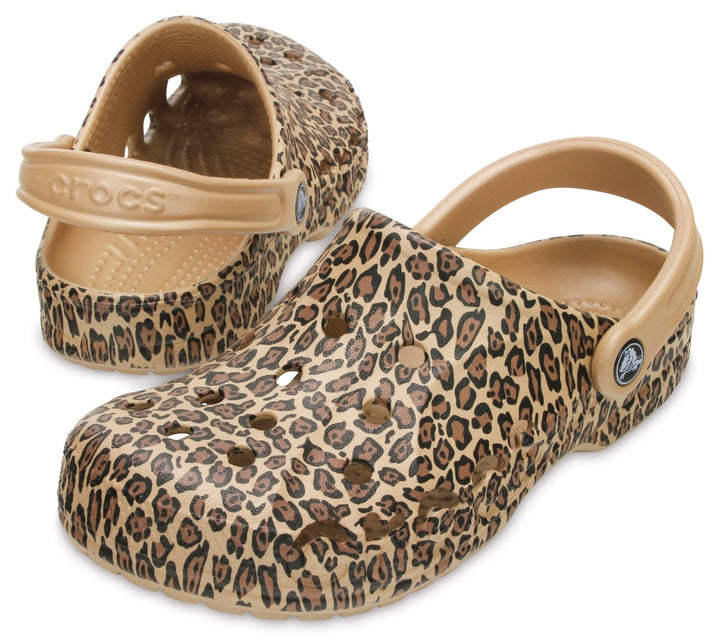 Baya Leopard Crocs Mules Sabots CROCS BAYA PLATFORM PRINTED CLOG