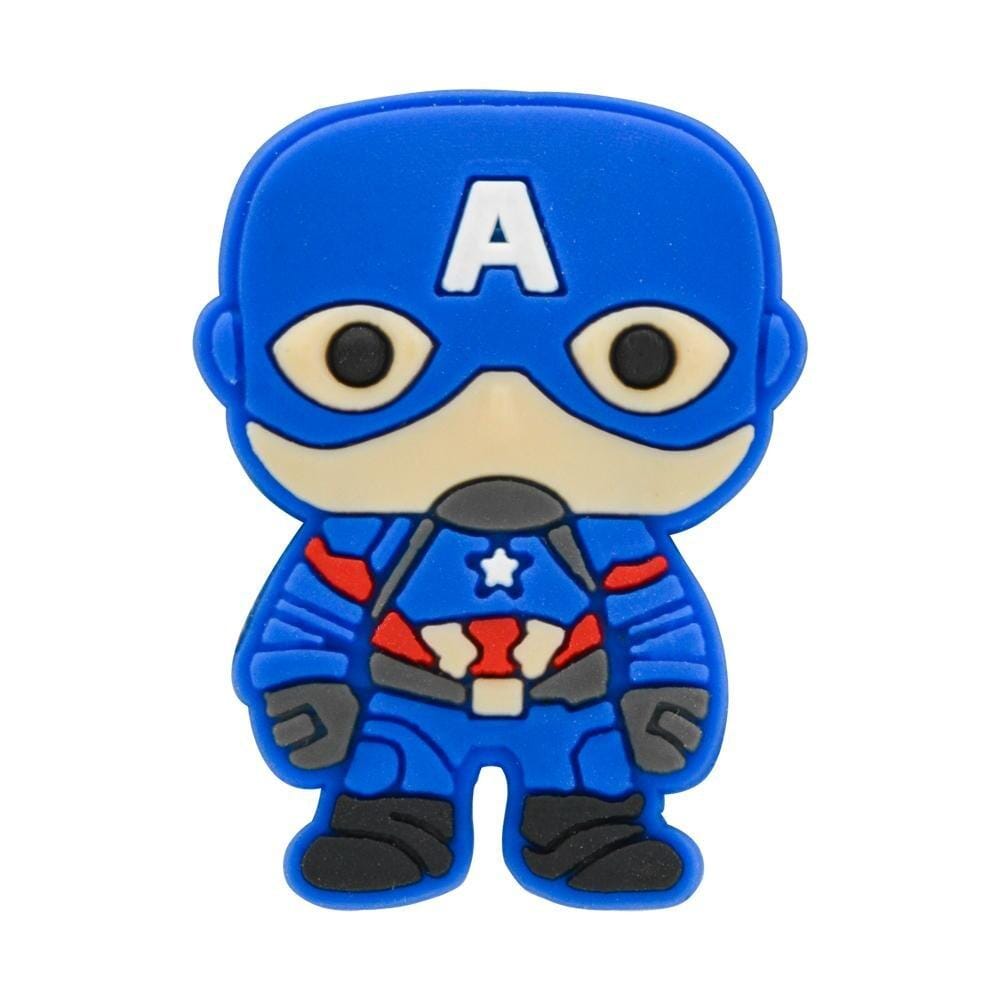 Captain America Pin Vector - Crocs
