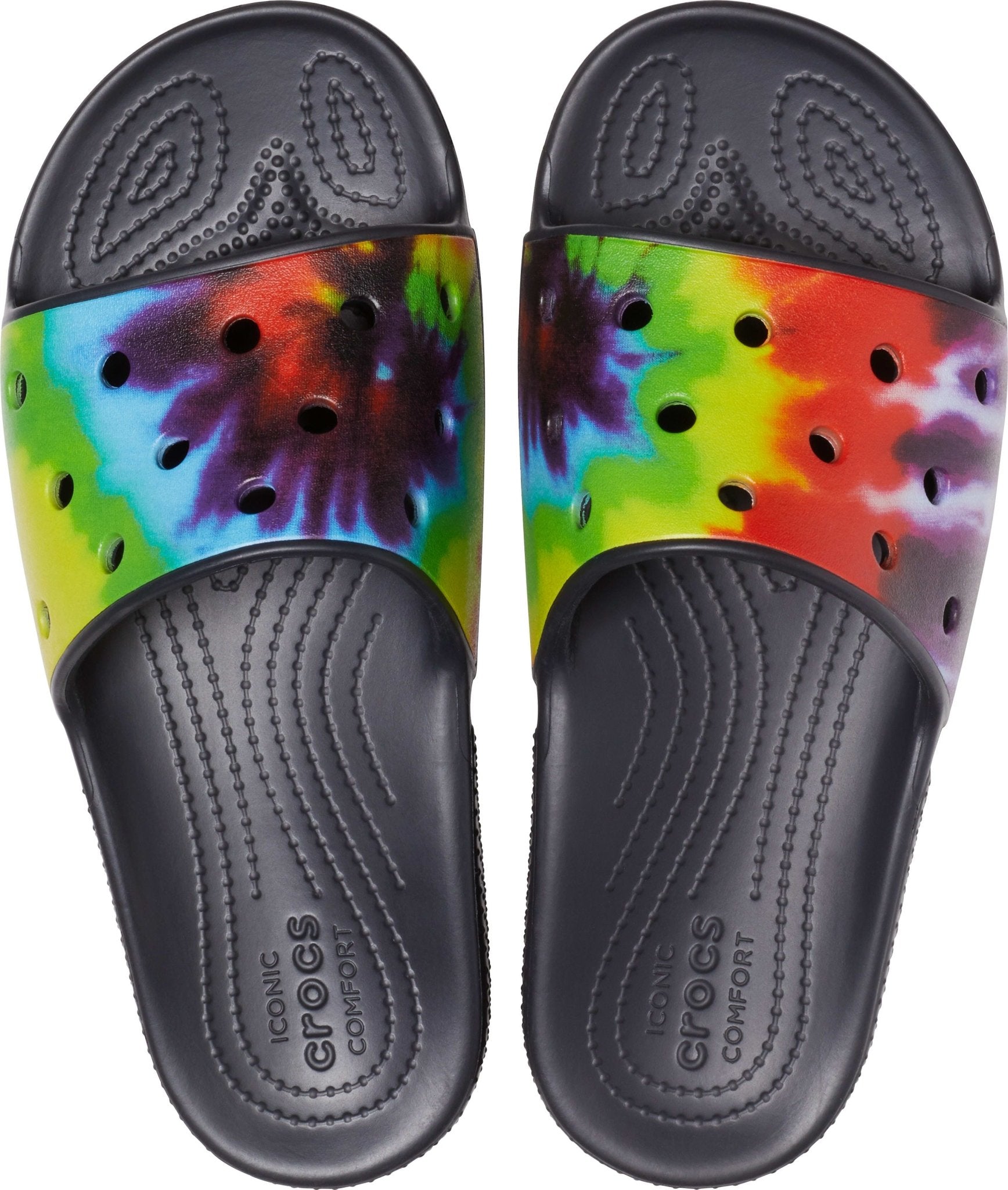 Classic Crocs Tie Dye Graphic Slide - Footcourt Egypt
