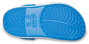 Crocband Logo Stripe Prep Blue Kids Clog - Footcourt Egypt
