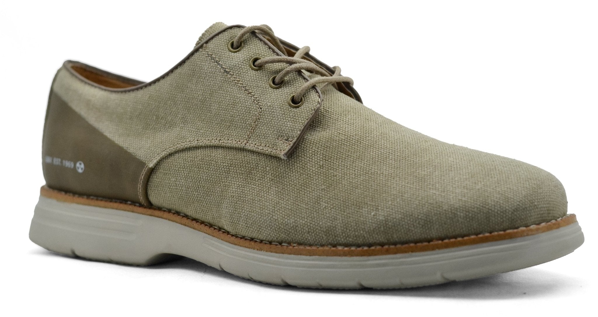 GBX Hammon Mens Canvas Lace Up Plain Toe Oxfords Shoes - Footcourt Egypt