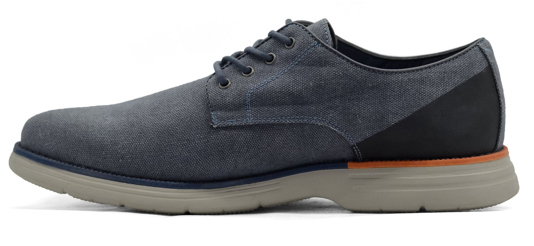 GBX Hammon Mens Canvas Lace Up Plain Toe Oxfords Shoes - Footcourt Egypt