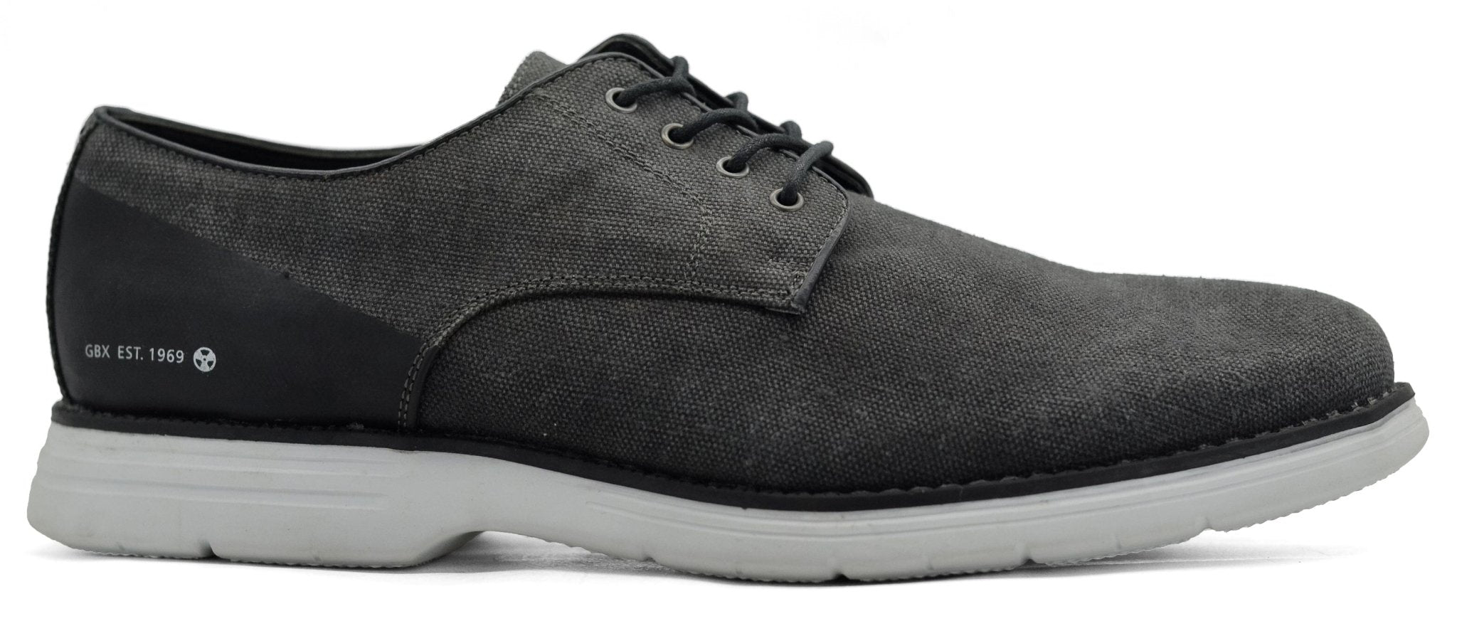 GBX Hammon Mens Canvas Lace Up Plain Toe Oxfords Shoes - Footcourt Egypt