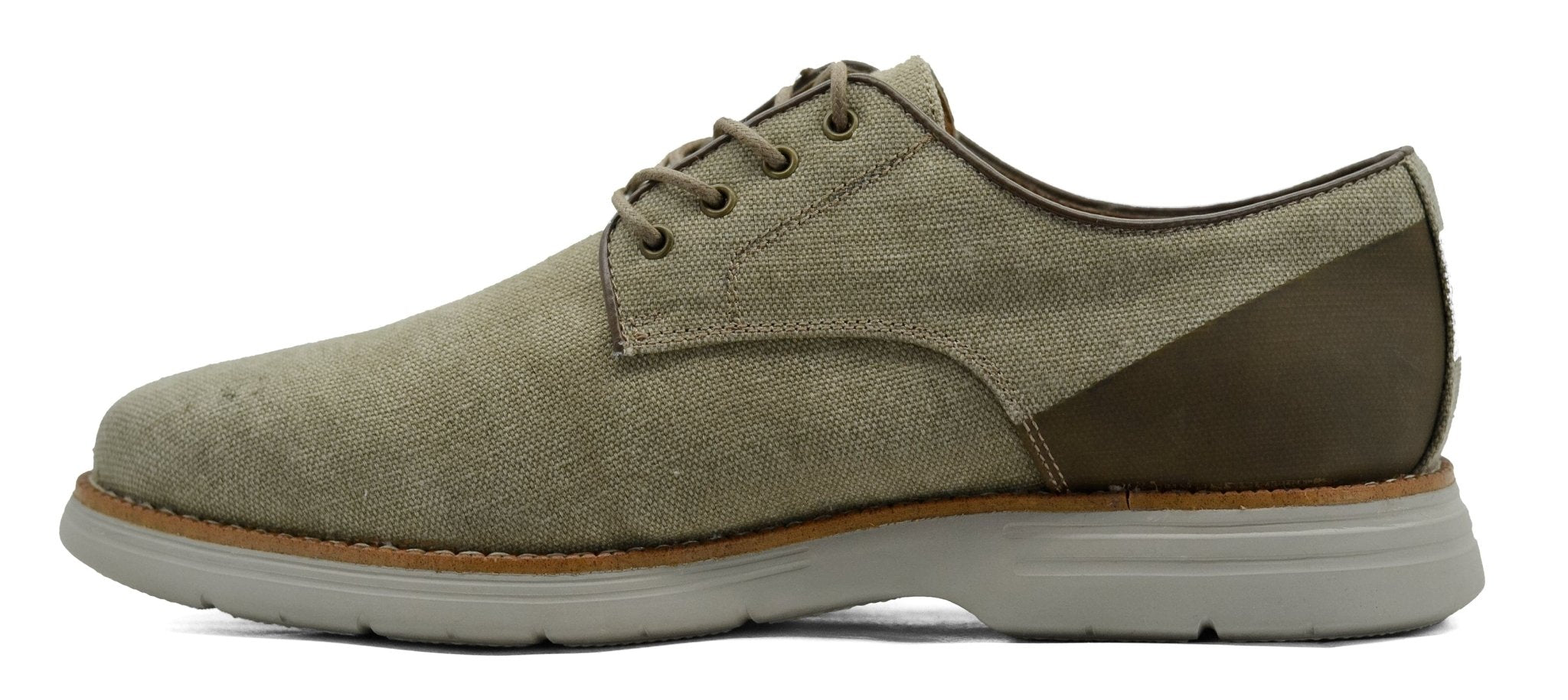 GBX Hammon Mens Canvas Lace Up Plain Toe Oxfords Shoes Footcourt