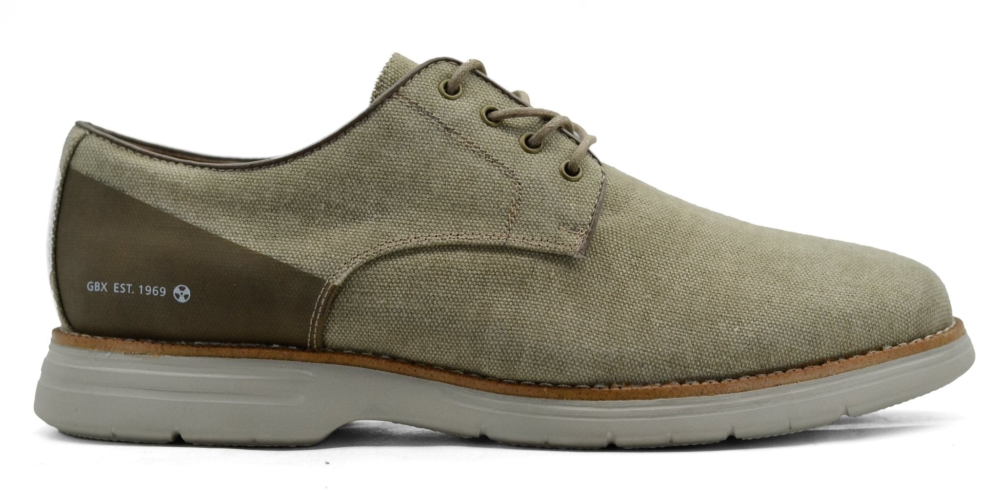 GBX Hammon Mens Canvas Lace Up Plain Toe Oxfords Shoes - Footcourt Egypt