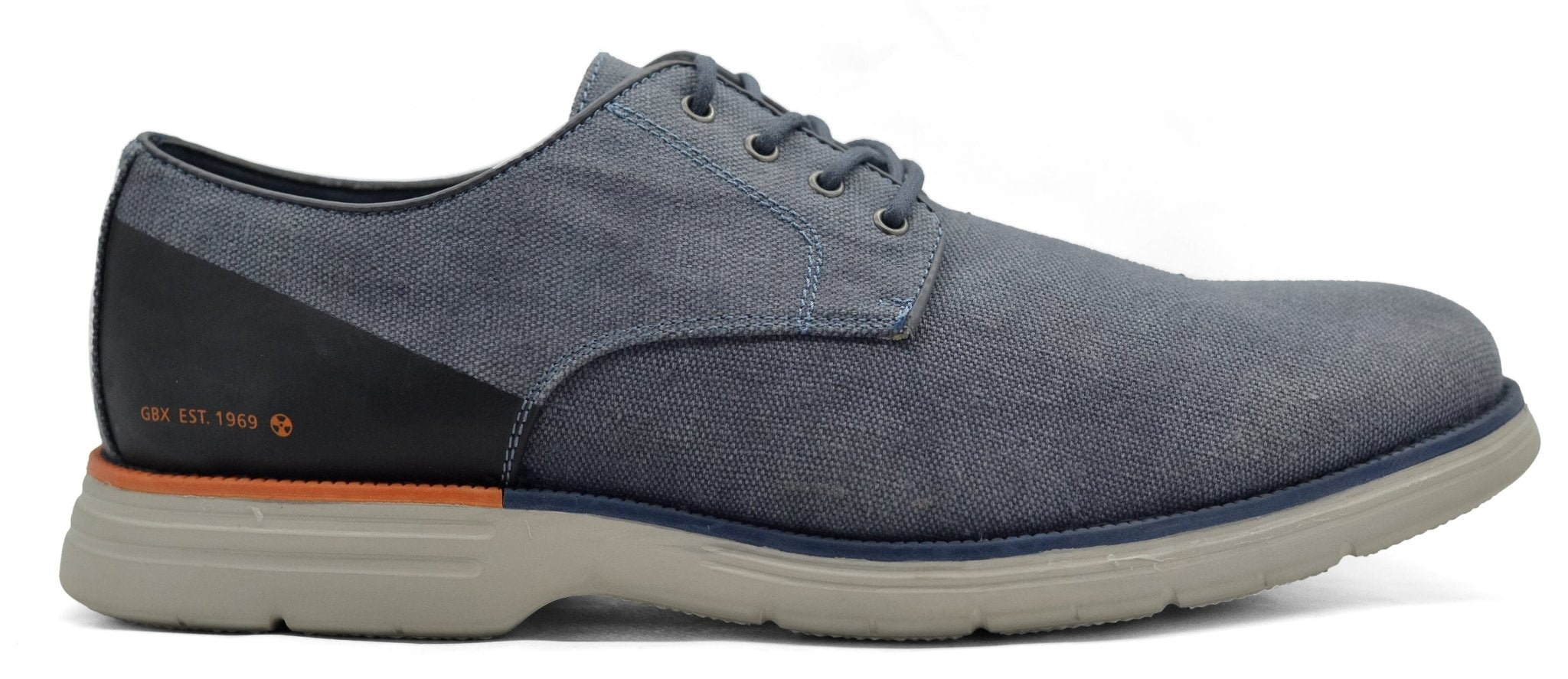 GBX Hammon Mens Canvas Lace Up Plain Toe Oxfords Shoes - Footcourt Egypt