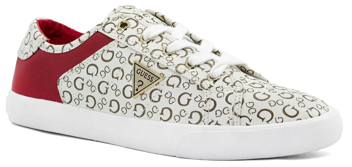 Guess woman's Leather Sneakers - Footcourt Egypt