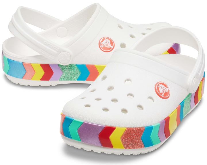 Kids' Crocband Chevron Beaded Clog - Footcourt Egypt