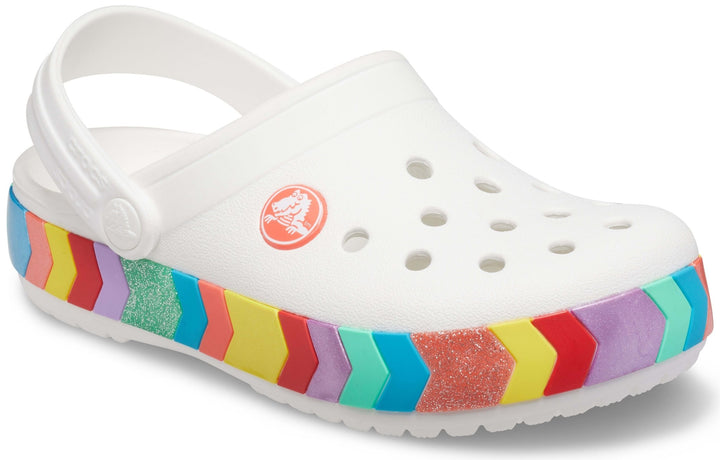 Kids' Crocband Chevron Beaded Clog - Footcourt Egypt