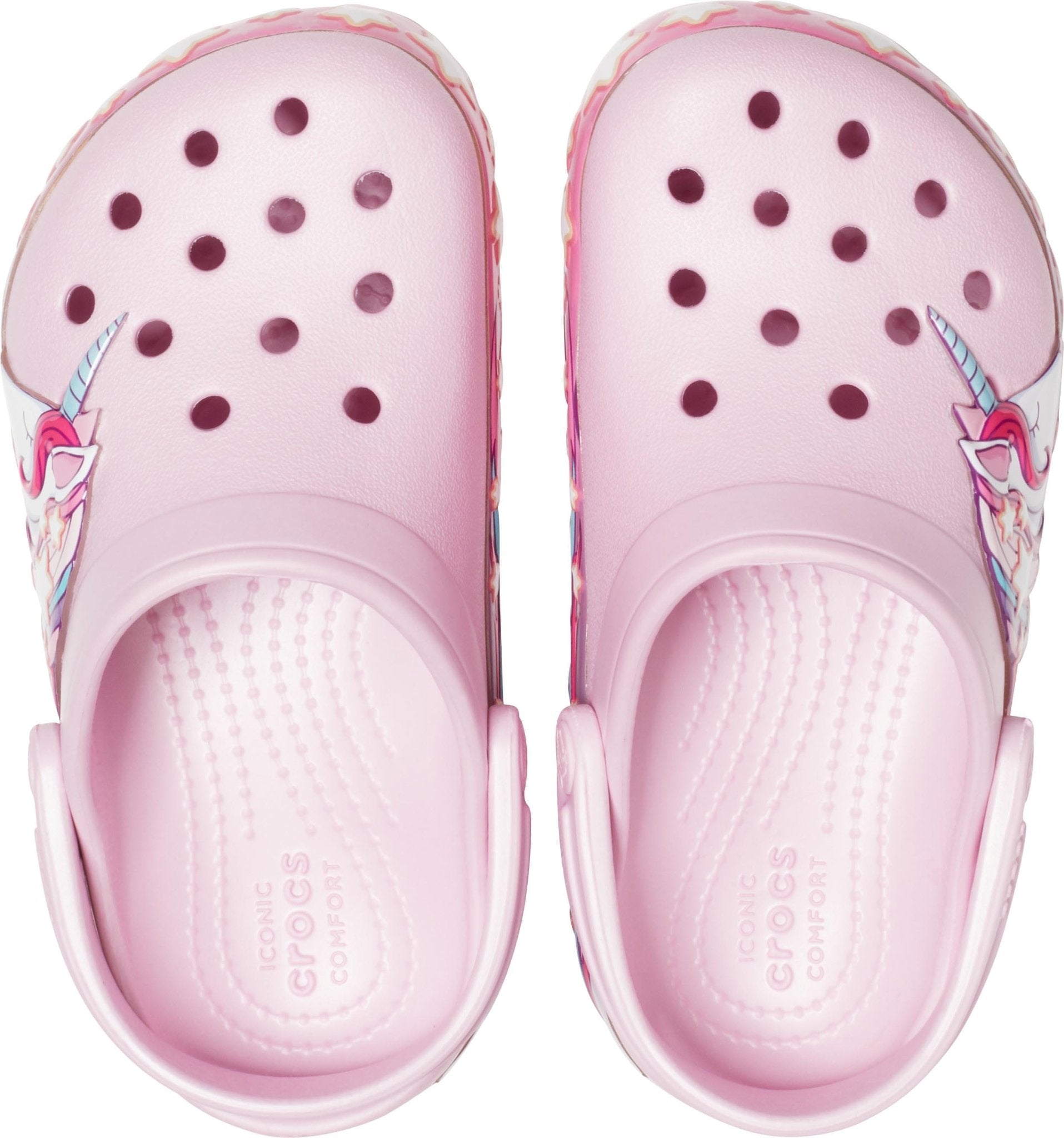 Kids' Crocs Fun Lab Lights Unicorn Band Clog - Footcourt Egypt