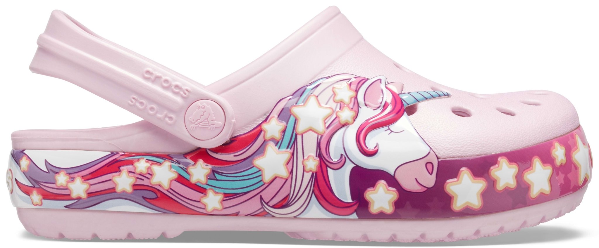 Kids' Crocs Fun Lab Lights Unicorn Band Clog - Footcourt Egypt