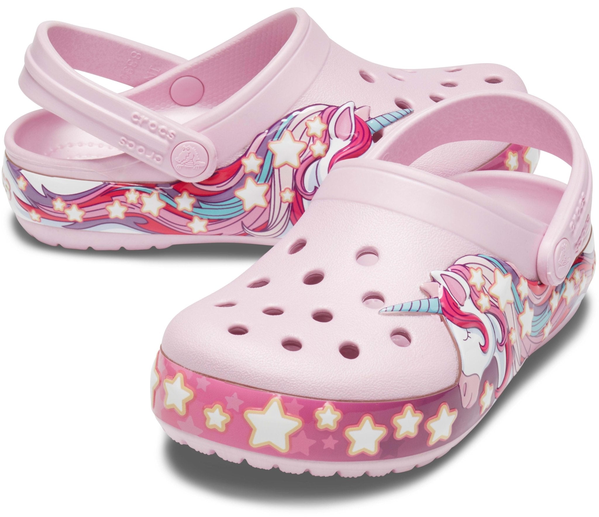 Kids' Crocs Fun Lab Lights Unicorn Band Clog - Footcourt Egypt