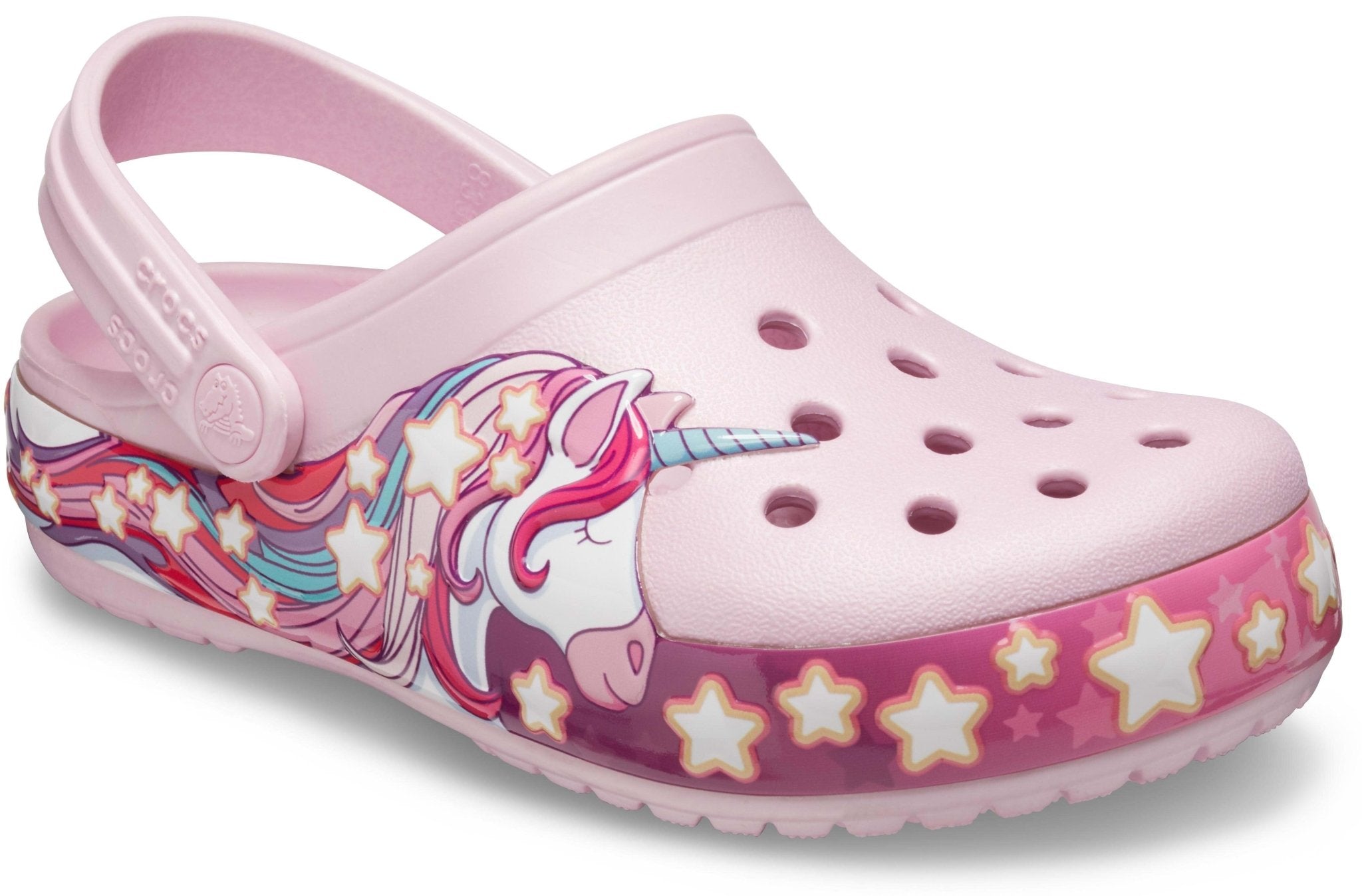 Kids' Crocs Fun Lab Lights Unicorn Band Clog - Footcourt Egypt