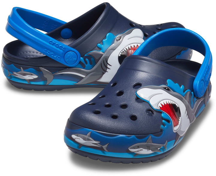 Kids' Crocs Fun Lab Shark Clog - Footcourt Egypt