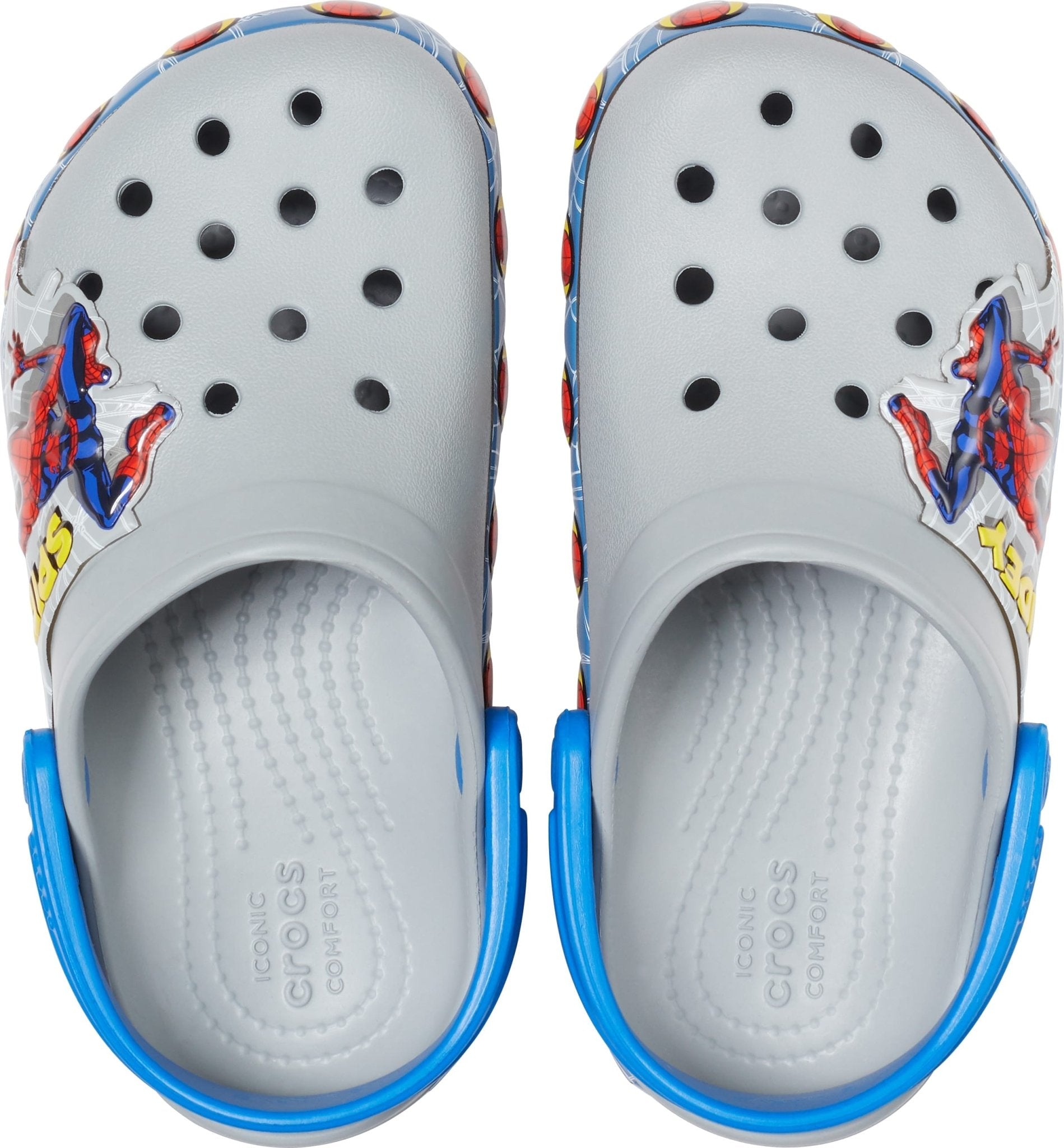 Kids' Crocs Fun Lab Spider-Man Lights Clog - Footcourt Egypt